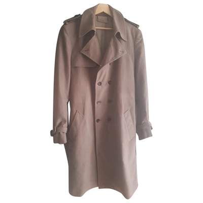 Pre-owned Mcq By Alexander Mcqueen Khaki Cotton Coat
