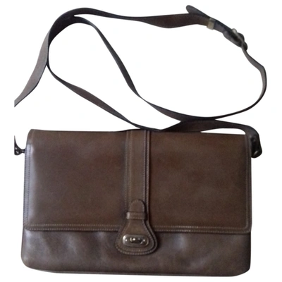 Pre-owned Etienne Aigner Leather Handbag In Brown