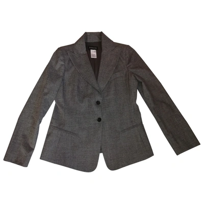 Pre-owned Patrizia Pepe Wool Jacket In Grey