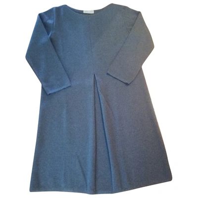 Pre-owned Roberto Collina Wool Dress In Grey