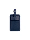 Shinola Men's Leather Luggage Id Tag In Ocean