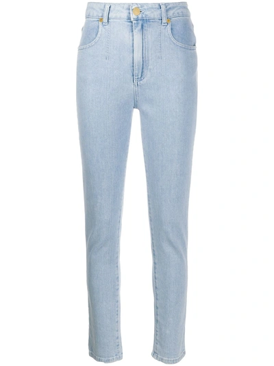 Alberta Ferretti High-rise Jeans In Blue