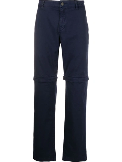 Kenzo 2-in-1 Convertible Trousers In Blue