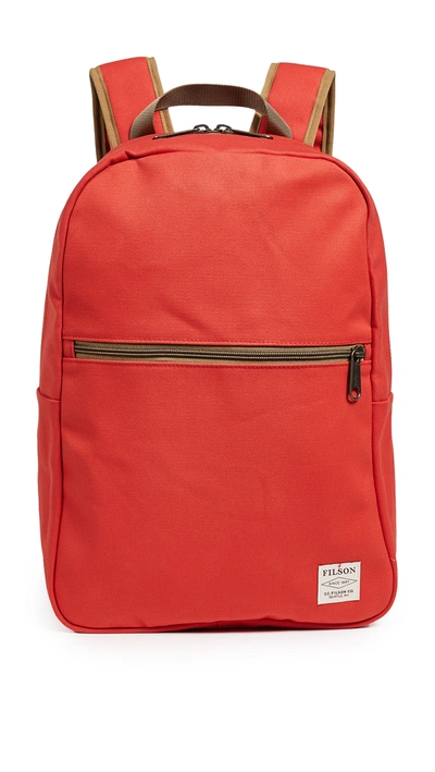 Filson Backpack & Fanny Pack In Mackinaw Red