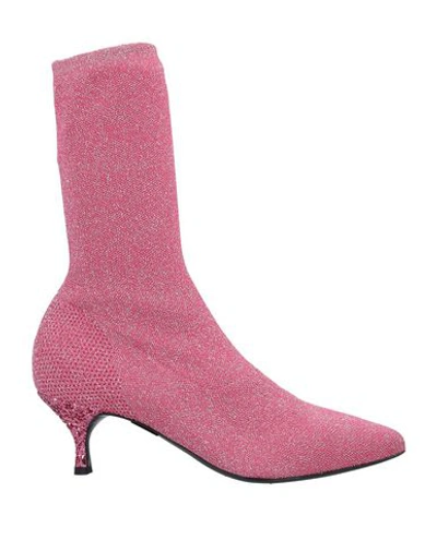 Strategia Ankle Boots In Pink
