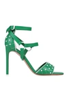 Valentino Garavani Sandals In Green