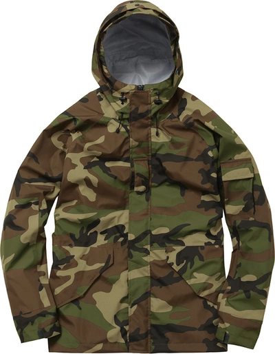 Pre-owned Supreme Military Taped Seam Jacket Green Camo