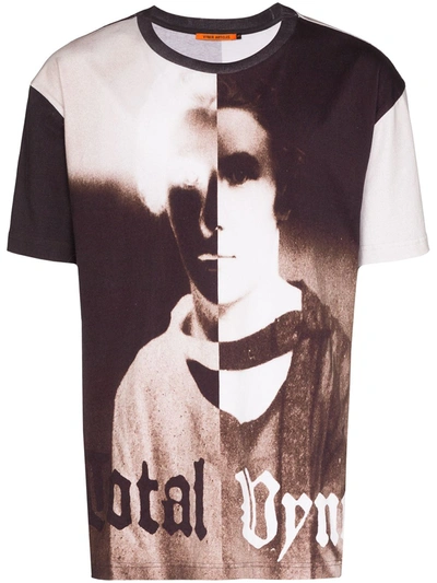 Vyner Articles Vision Split Printed T-shirt In Black