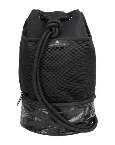 Adidas By Stella Mccartney Stella Mccartney X Adidas Mesh Pocket Backpack In Black