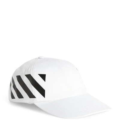 Off-white Diagonal Print Baseball Hat