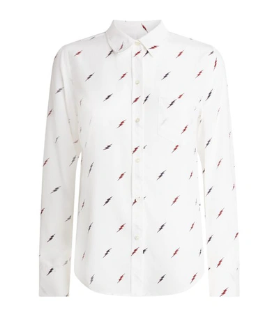 Rails Kate Lightning Bolt Print Shirt In Electric Bolts