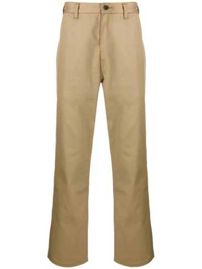 Levi's 1970s Corduroy Slim-straight Trousers In Neutrals