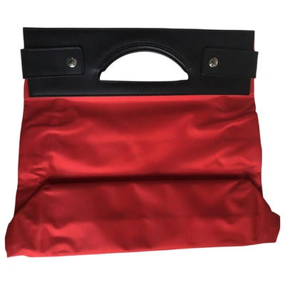 Pre-owned Lancel Handbag In Red
