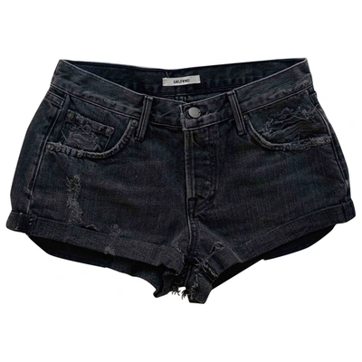 Pre-owned Grlfrnd Black Cotton Shorts