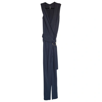 Pre-owned Marc Cain Jumpsuit In Navy
