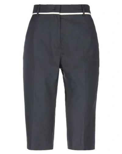 N°21 3/4-length Shorts In Black