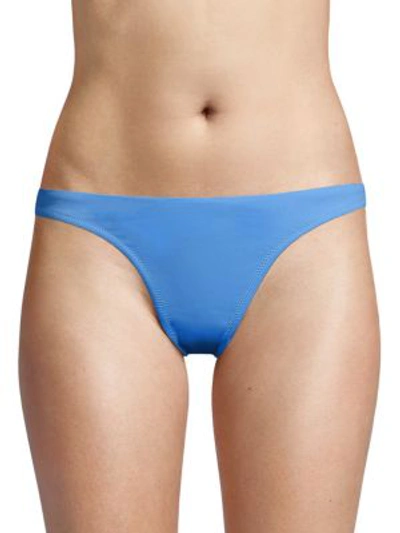 Milly Stretch Bikini Bottom In Blue