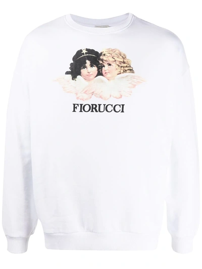 Fiorucci Vintage Angels Sweatshirt In White