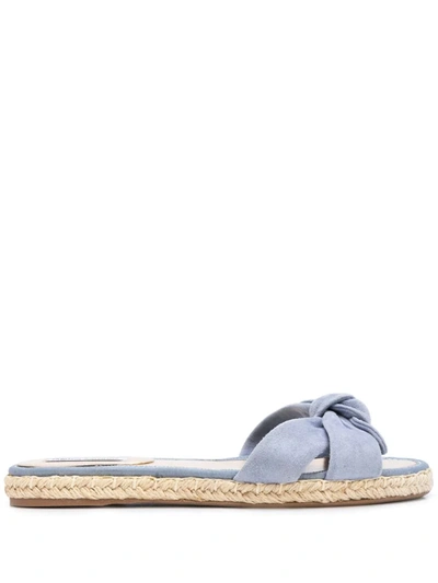 Tabitha Simmons Heli Flat Sandals In Blue