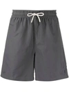 Polo Ralph Lauren Logo Embroidered Drawstring Swim Shorts In Grey