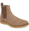 Allsaints Reiner Suede Chelsea Boots In Taupe