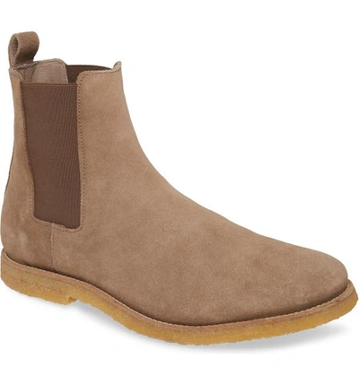 Allsaints Reiner Suede Chelsea Boots In Taupe