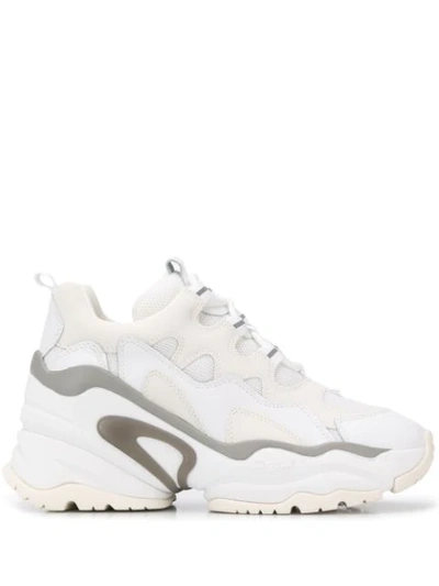 Ash Bang Colorblock Sport Sneakers In White