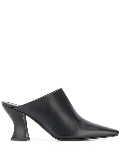 Bottega Veneta Almond Mule In Black Leather