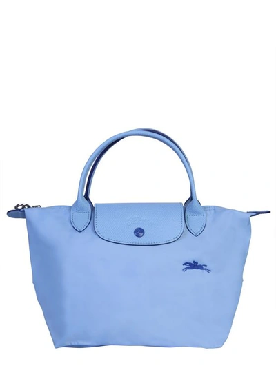 Longchamp Small Le Pliage Bag In Blu