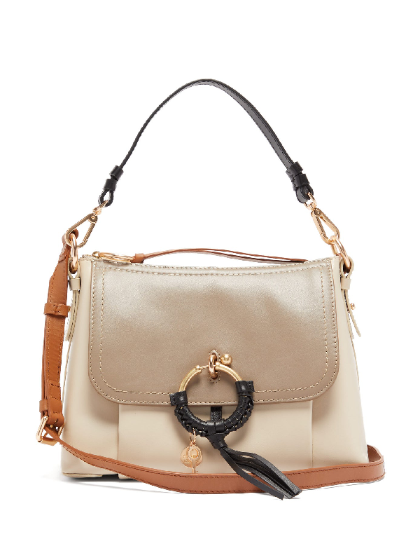 See By Chloé Joan Small Leather Shoulder Bag In Grey Multi ModeSens