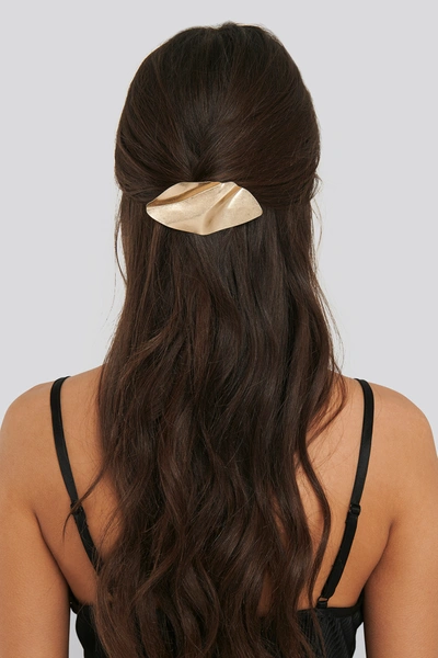 Na-kd Bended Metal Hair Clip - Gold