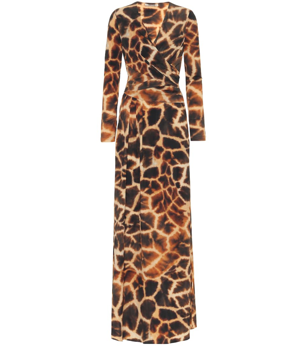 roberto cavalli animal print dress