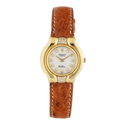 Rolex Cellini 5204 Yellow Gold Ladies Watch In Not Applicable