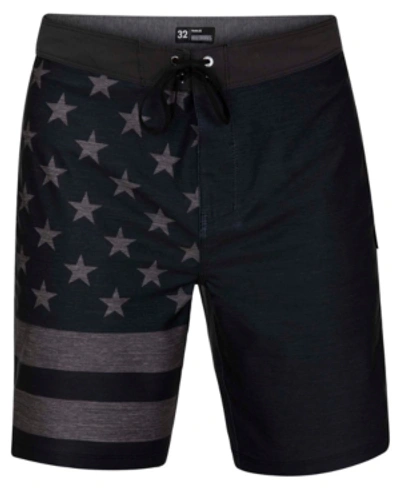 Hurley Phantom Patriot 2 20" Board Short In Black Combo