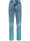 Stella Mccartney Jeans Mit Hohem Bund In Blue