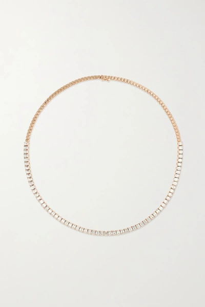 Anita Ko 18-karat Rose Gold Diamond Choker