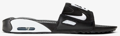 Pre-owned Nike Air Max 90 Slide Black White (women's) In Black/white