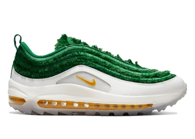 Pre-owned Nike  Air Max 97 Golf Grass In Summit White/grass-metallic Silver-speed Yellow