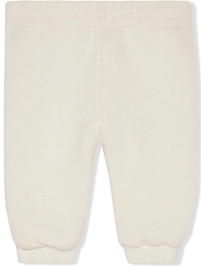 Gucci Babies' Logo Jogging Trousers In White
