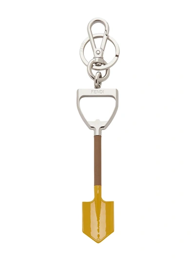 Fendi Shovel Key Charm In 黄色