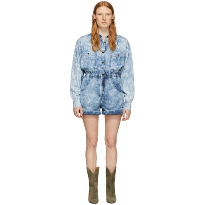 Isabel Marant Étoile Isabel Marant Etoile Blue Denim Itea Shorts