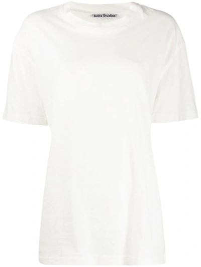 Acne Studios Reverse Label T-shirt In White