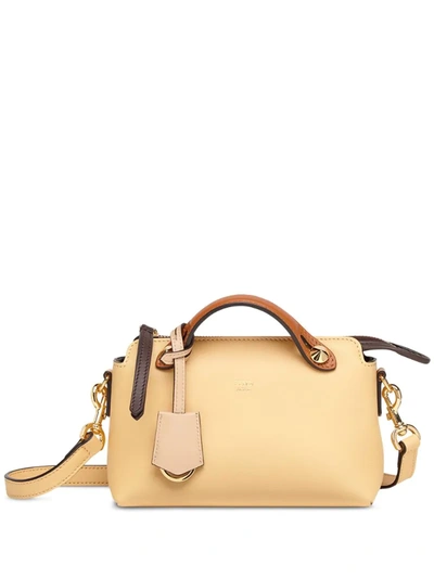 Fendi By The Way Boston Mini Tote In Jaune