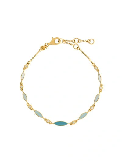 Astley Clarke Paloma Petal Bracelet In Gold
