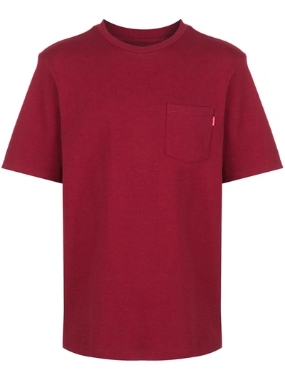 Supreme Short-sleeve Pocket T-shirt In Red