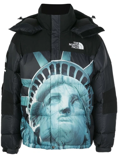 Supreme X The North Face Baltoro Coat In Black