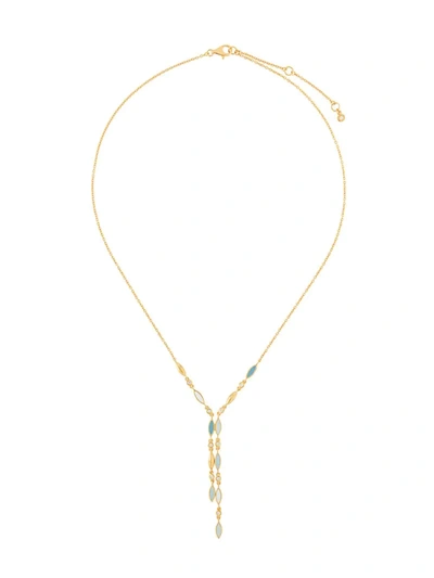 Astley Clarke Paloma Petal Necklace In Gold