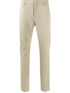 Dondup Ivor Twill Chinos In Neutrals