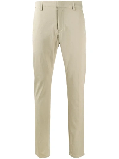 Dondup Ivor Twill Chinos In Neutrals