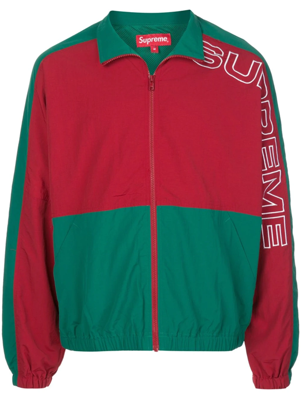 Supreme Two-tone Track Jacket In Red | ModeSens